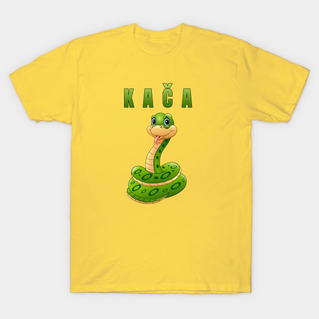 Kača - Kaj T-Shirt by tbajcer